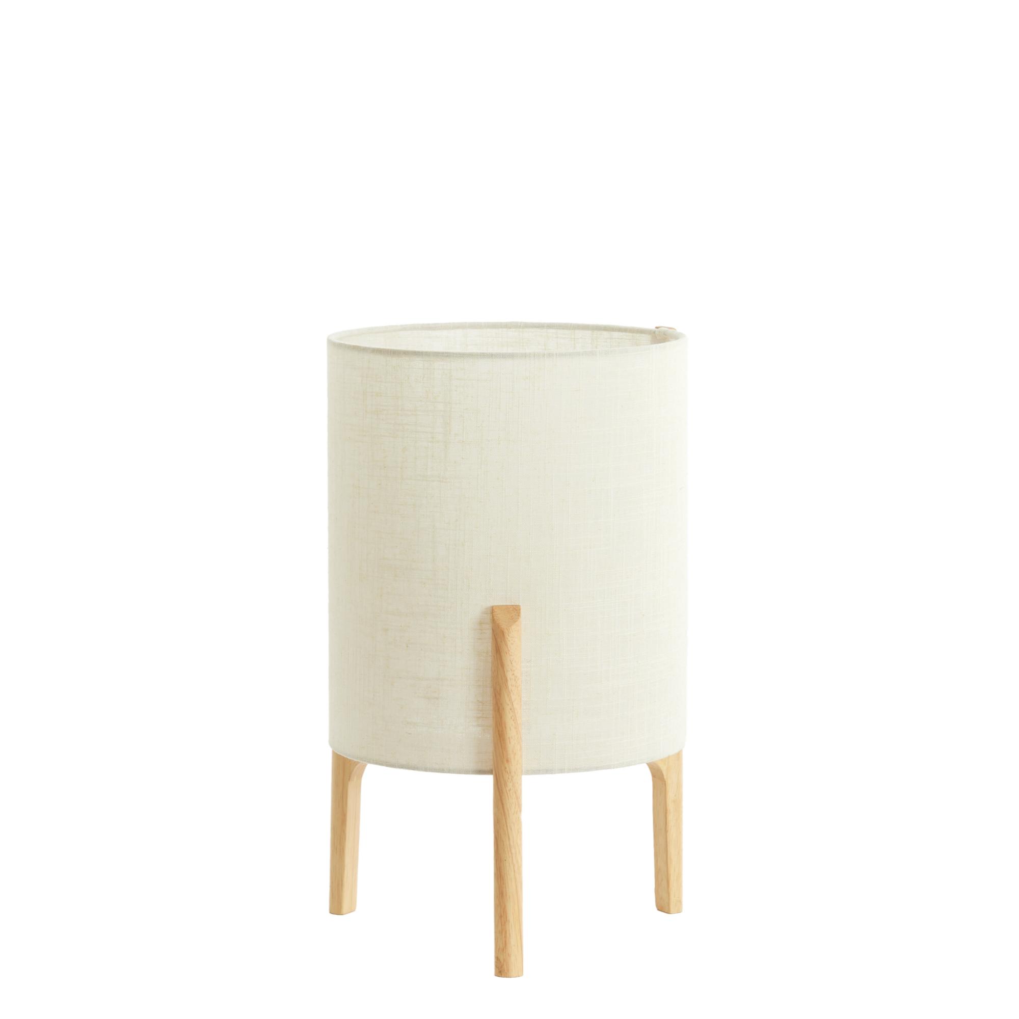 Light & Living tafellamp Litto - bruin - Ø28cm