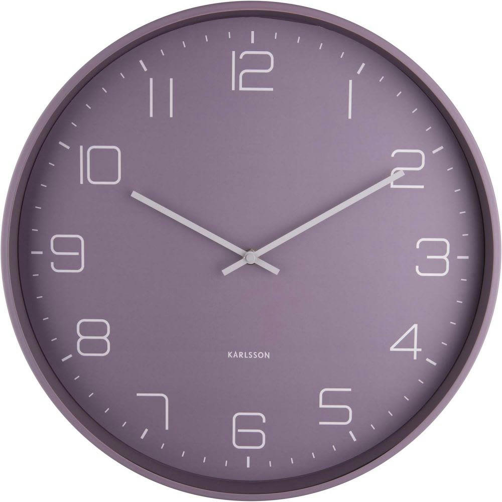 WALL CLOCK - Horloge Lofty violette D40