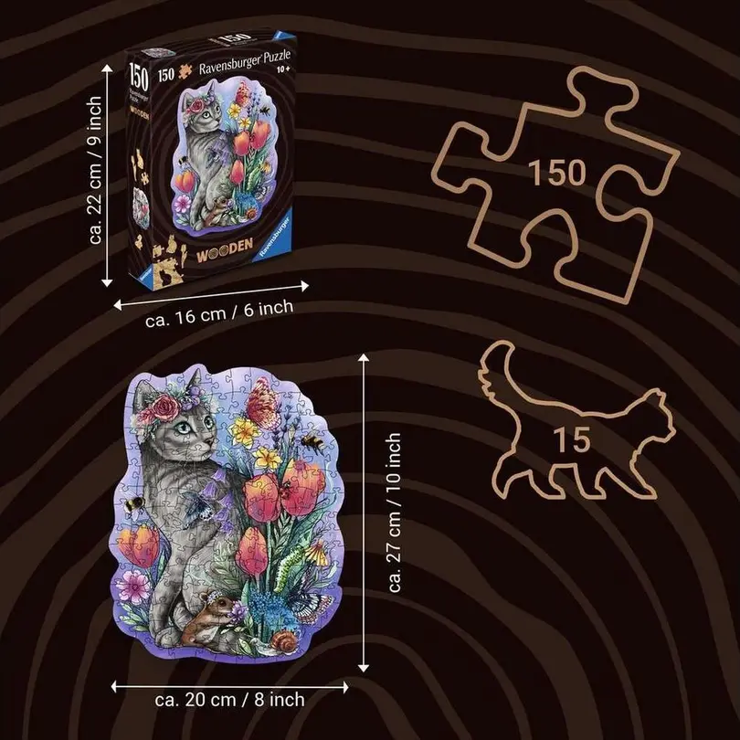 Puzzle 150er-Set Lovely Cat