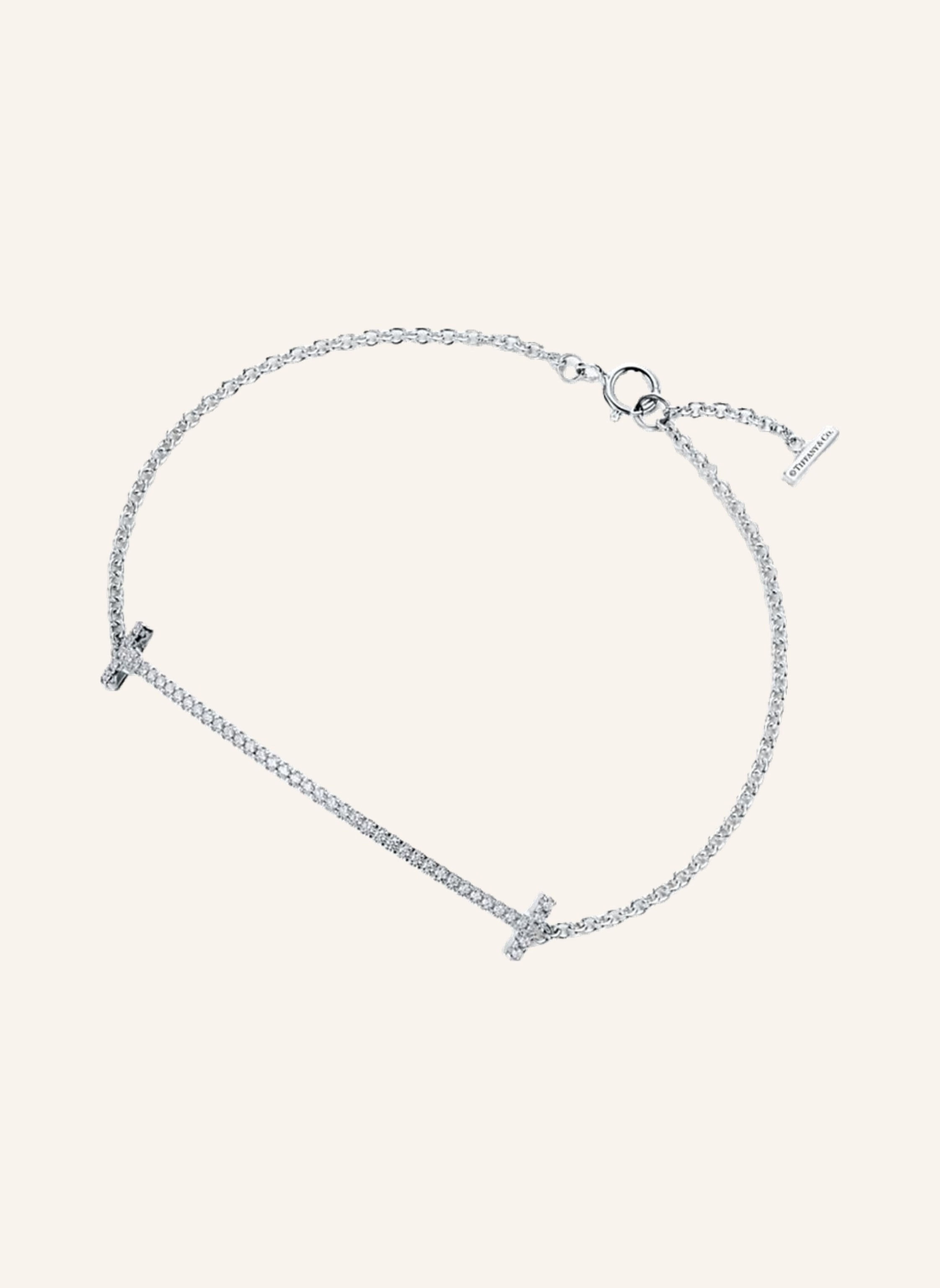TIFFANY & Co. Armband TIFFANY T SMILE aus 18 Karat Weißgold