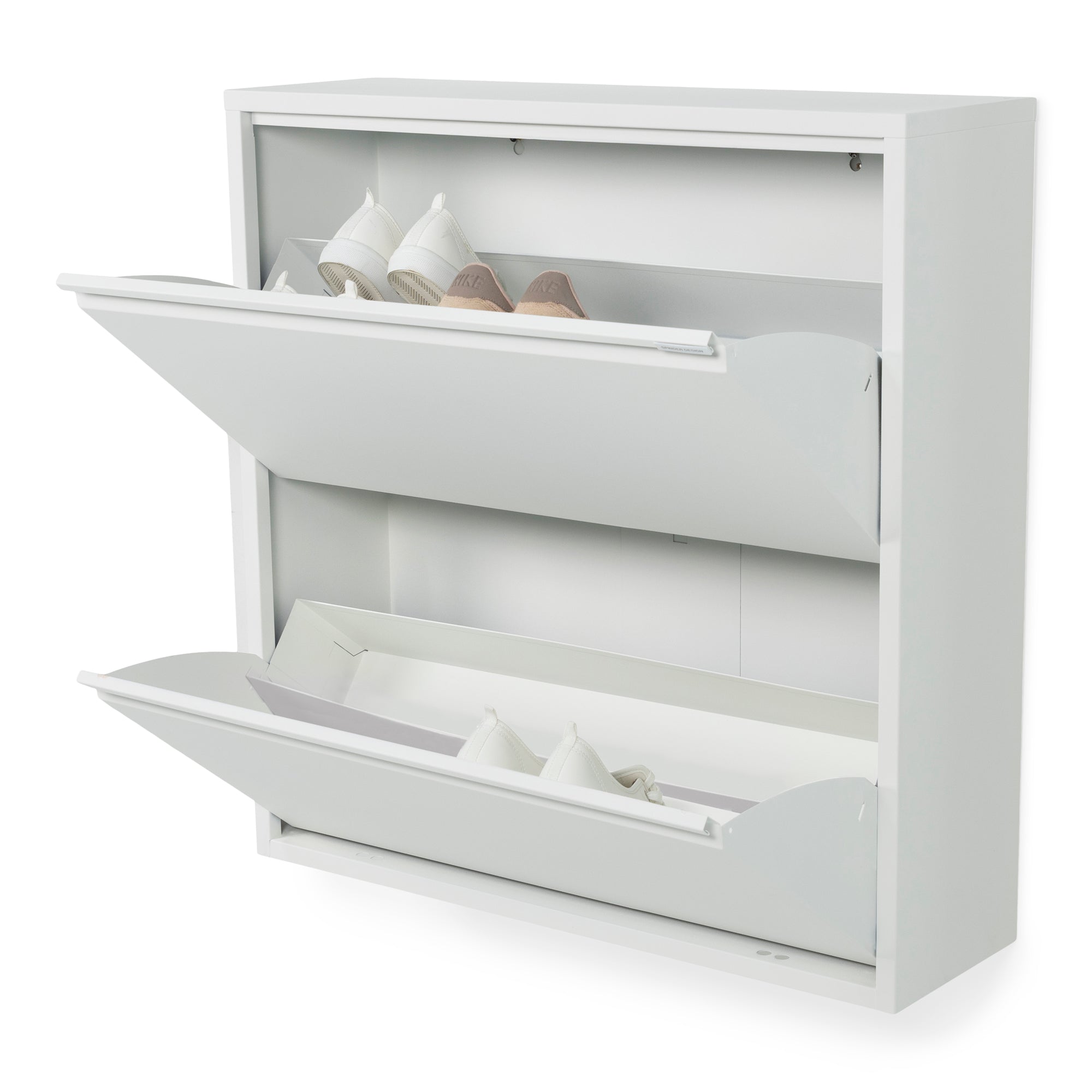 Spinder Design schoenenkast Billy 2 - Wit - 12 paar schoenen