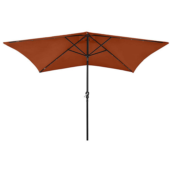Parasol avec led et mât en Helloshop26