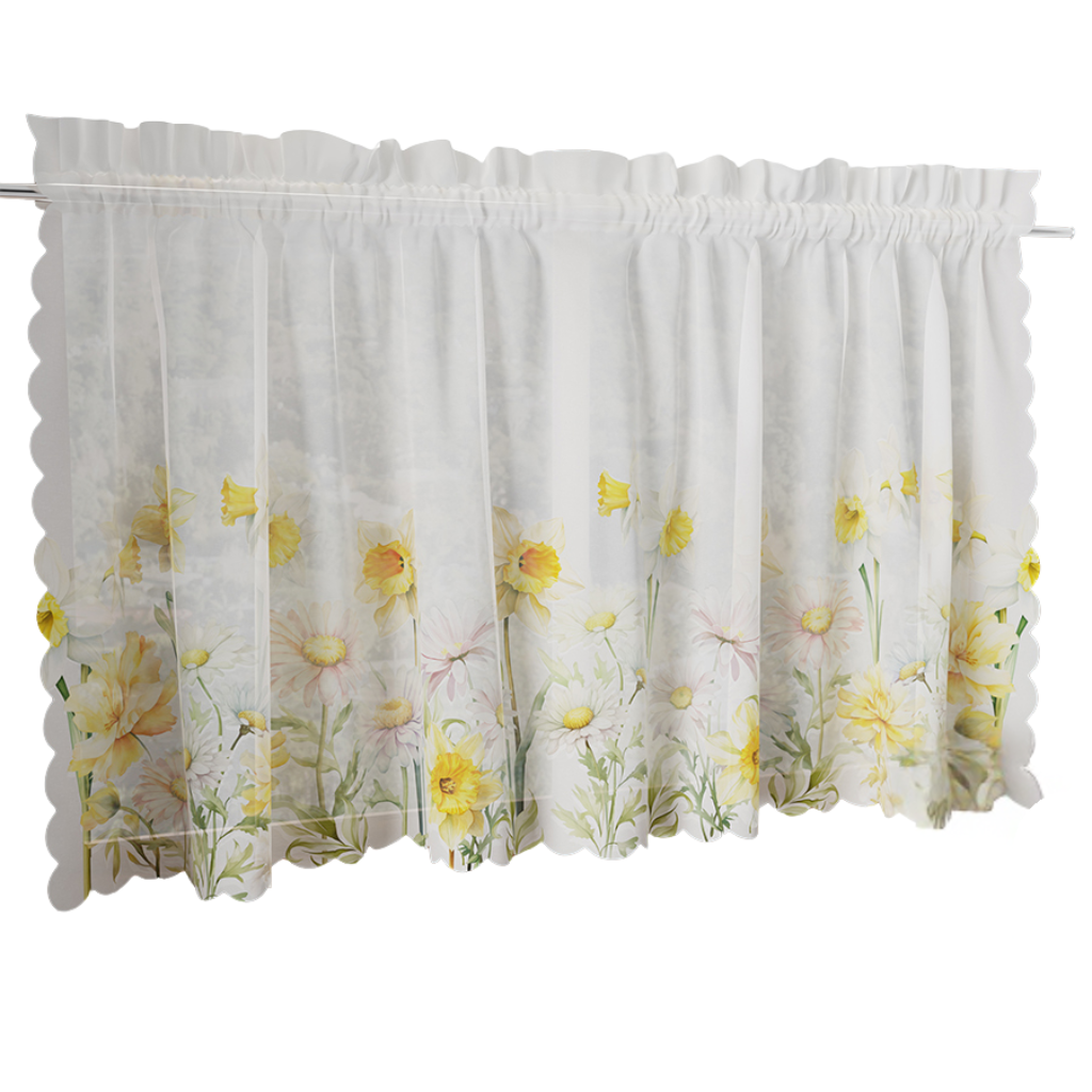 Zazdrostka woalowa 100x40 cm Wiosenna Polana ozdoba okna