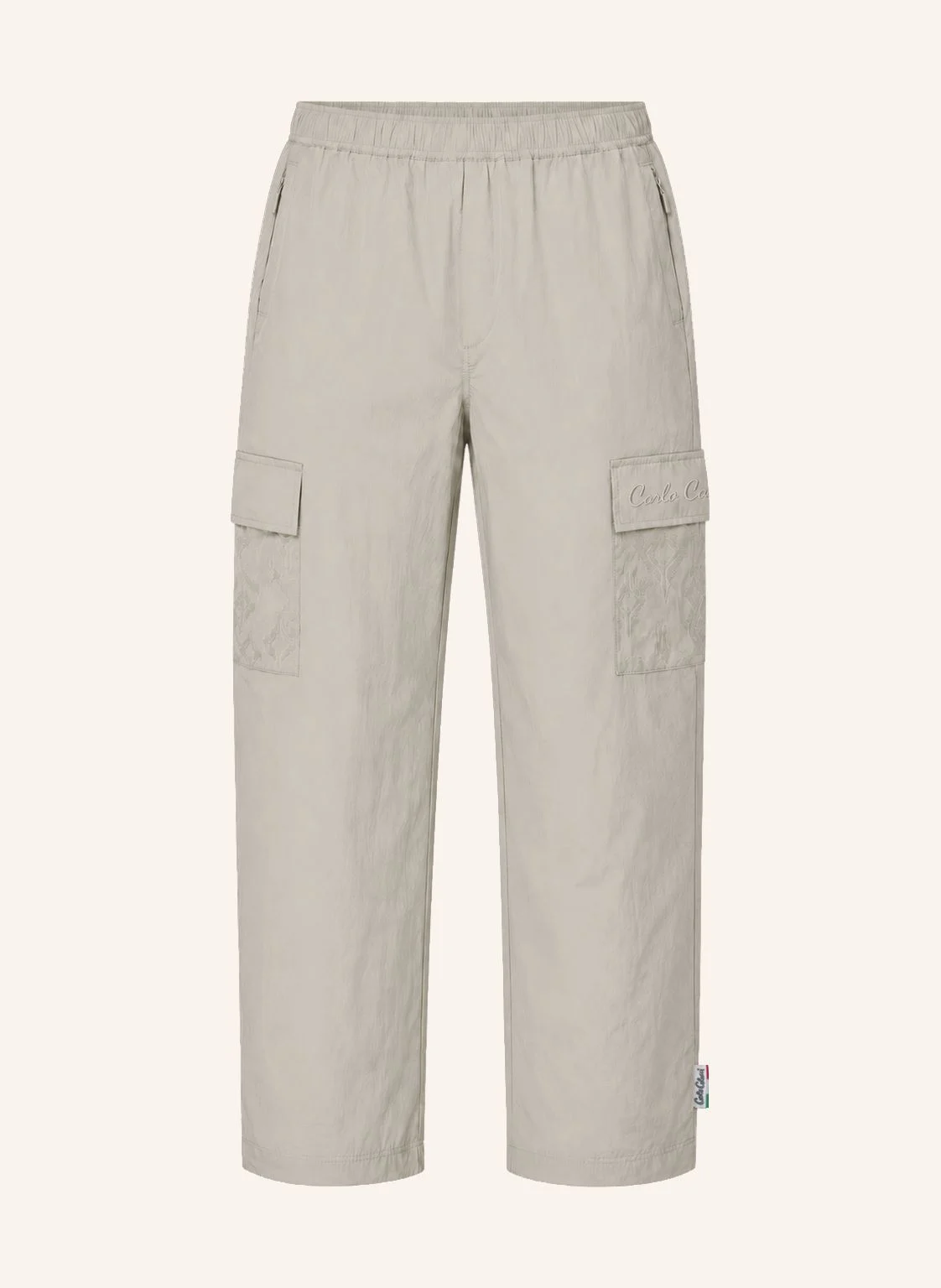CARLO COLUCCI Flockprint Cargohose - Soft Impact FIPINGER