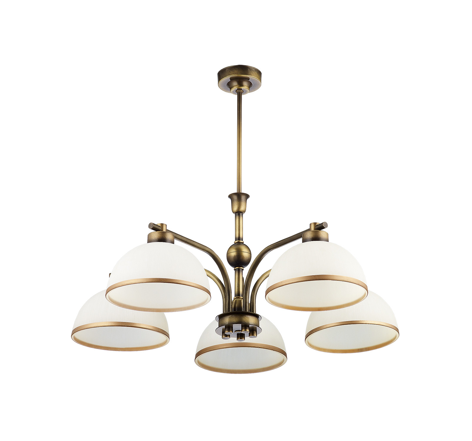 Żyrandol MONTANA mosiądz 5xE27x20W wym:55x68x68cm IP20 Jupiter