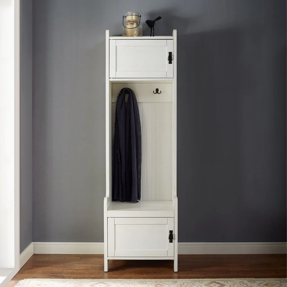 Crosley Fremont Entryway Tower In Distresed White