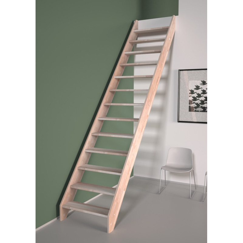 Escalier de meunier en bois Alsace 280 x 70 cm SOGEM