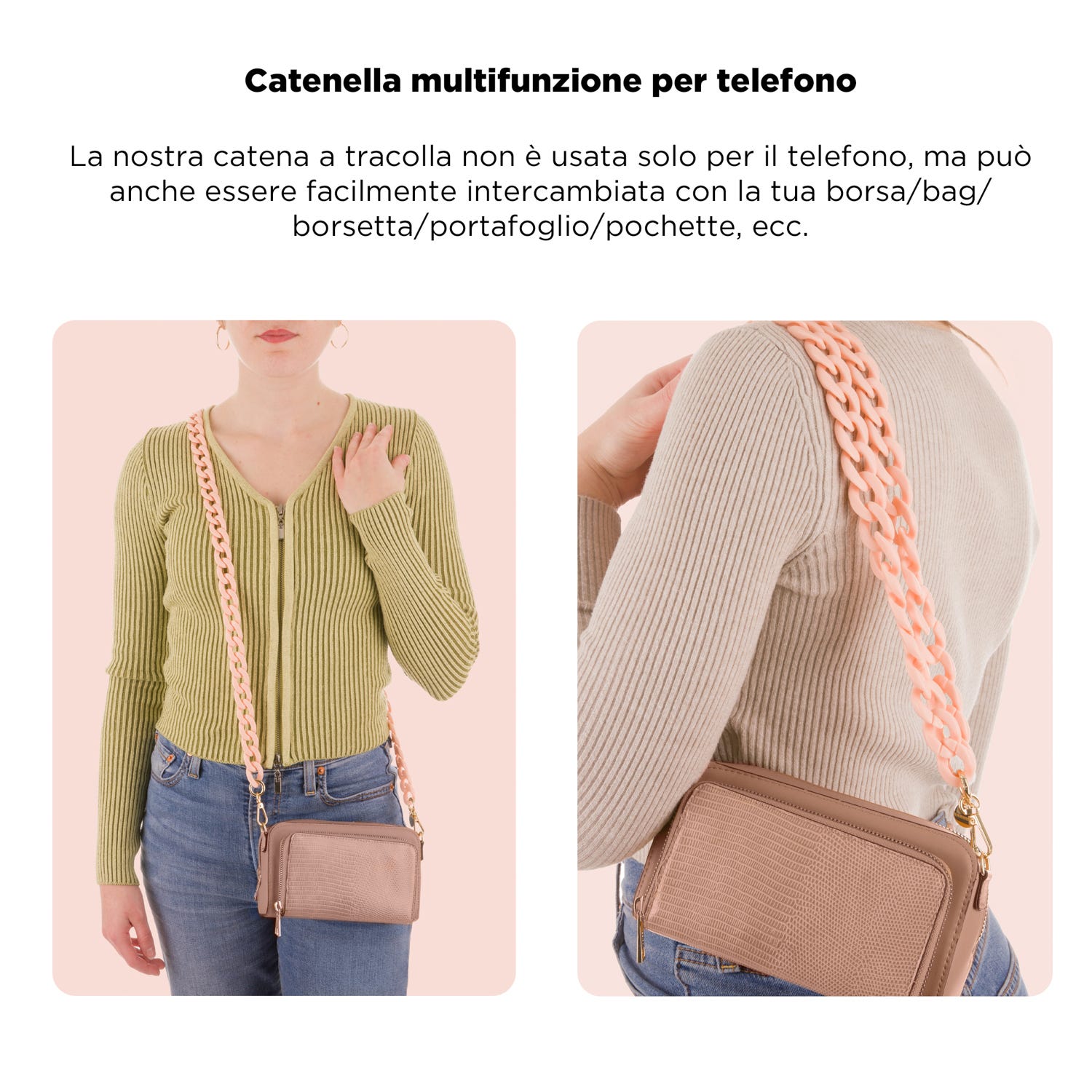 Tracolla smartphone e borsetta pesca 120 cm – Fashionally