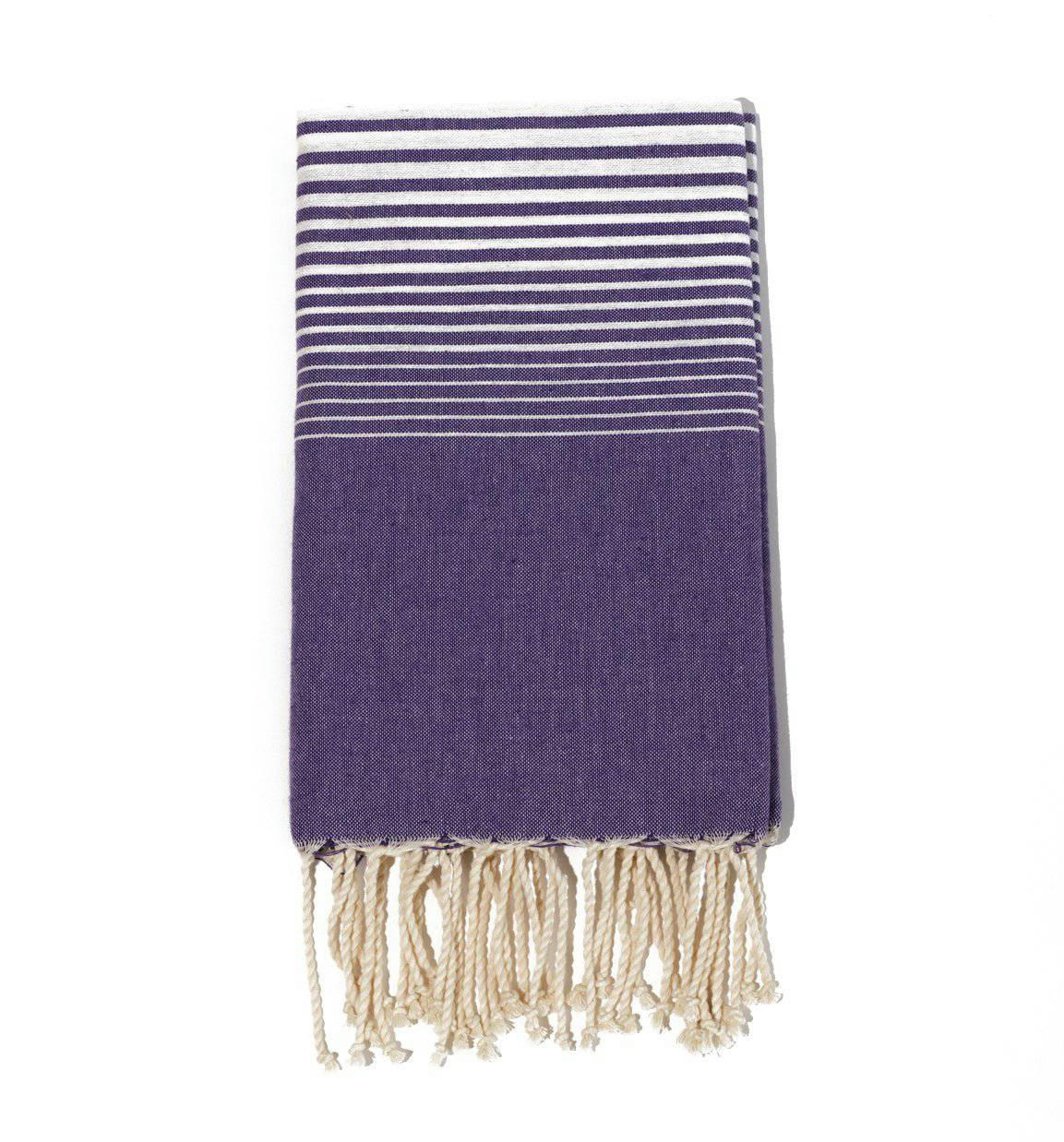 - Fouta en coton 100x200cm violet