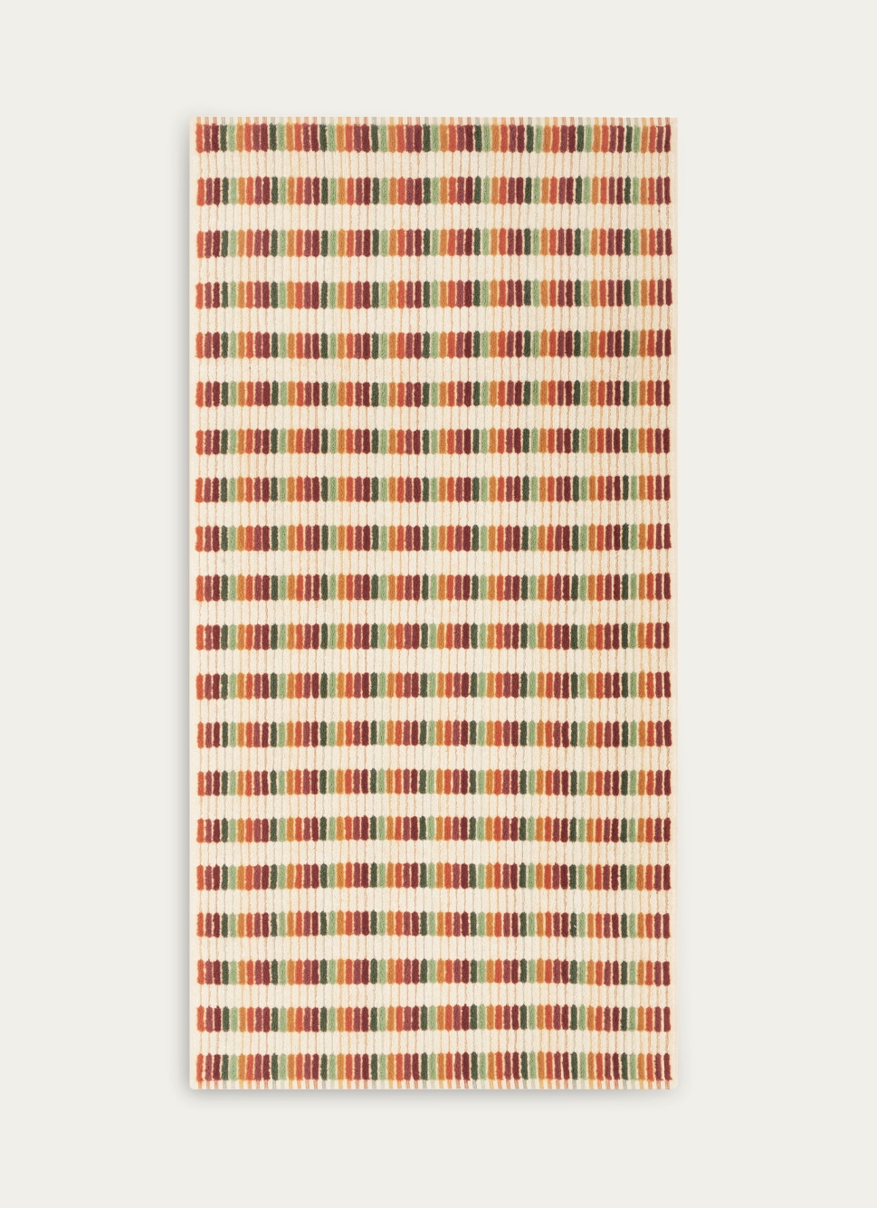 SERVIETTE DE TOILETTE à RAYURES FANTAISIESMULTICOLORE