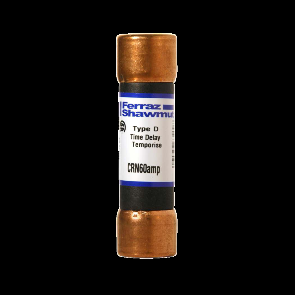 Leviton 37935-701 Fuse Cartridge, 60A, 250V, D-Rated