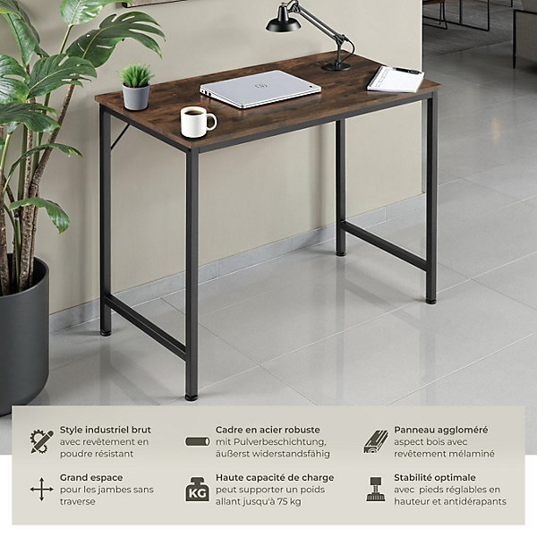 Bureau Style industriel Grand espace pour les jambes