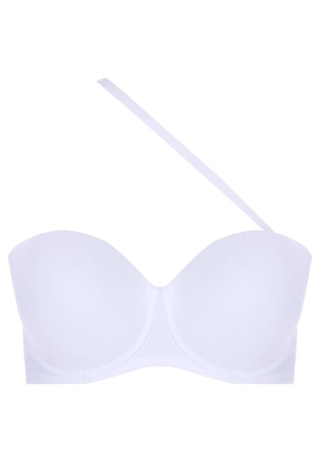 Womens White Multi-way Bra