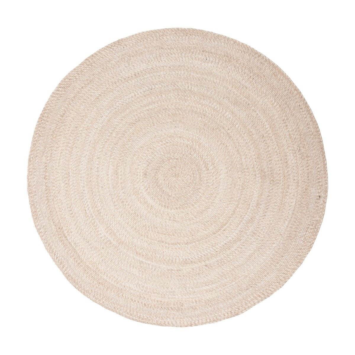 Interieur05 vloerkleed Gapo -beige- rond -wollen - 180 x 180 cm