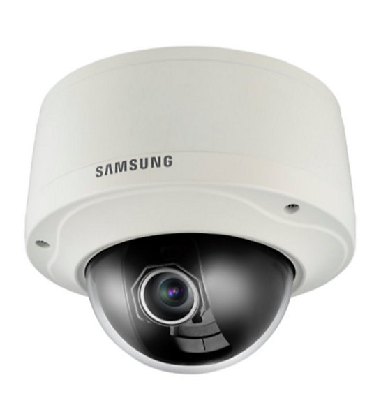 Caméra Dôme IP WDR Antivandalisme 600TVL Samsung compatible NVR Réseau PoE SNV-3082P