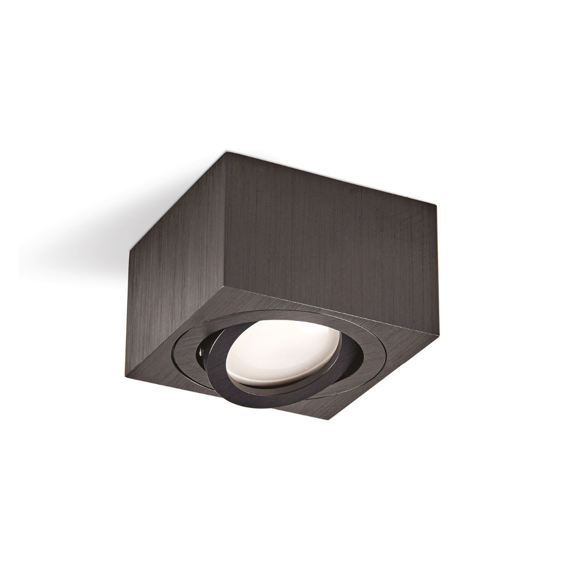Spot kwadratowy czarny OH37S 1xmoduł LEDx20W wym:5x8x8cm IP20 Kobi