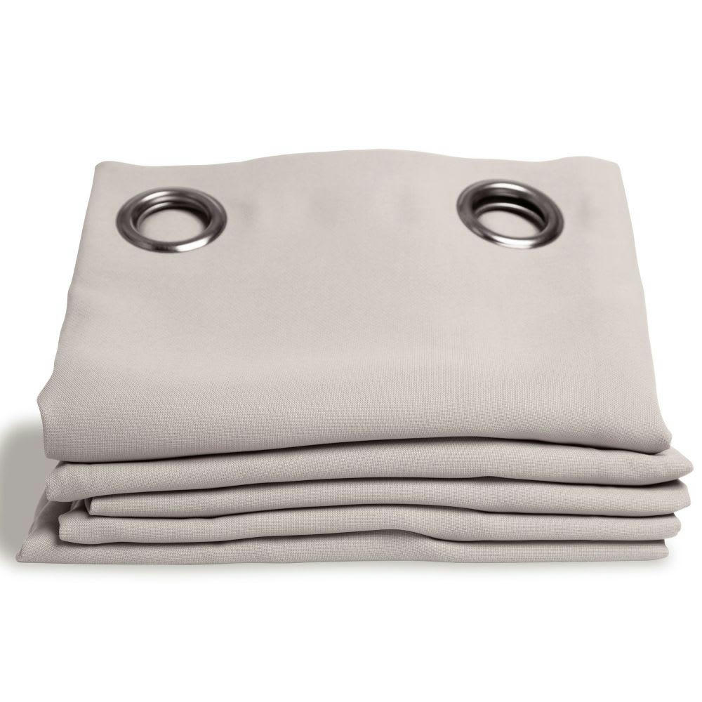 - Rideau occultant gris 140 x 260