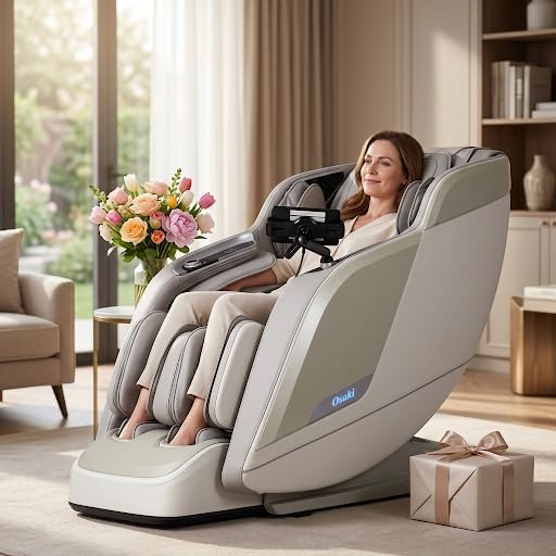 Osaki Vibe 4D l 4D Massage Mechanism l Automatic Body Scan l Deep Calf-Kneading l Space-Saving Technology l 3-Stage Zero Gravity l 32-Cell Full Body Air Massage