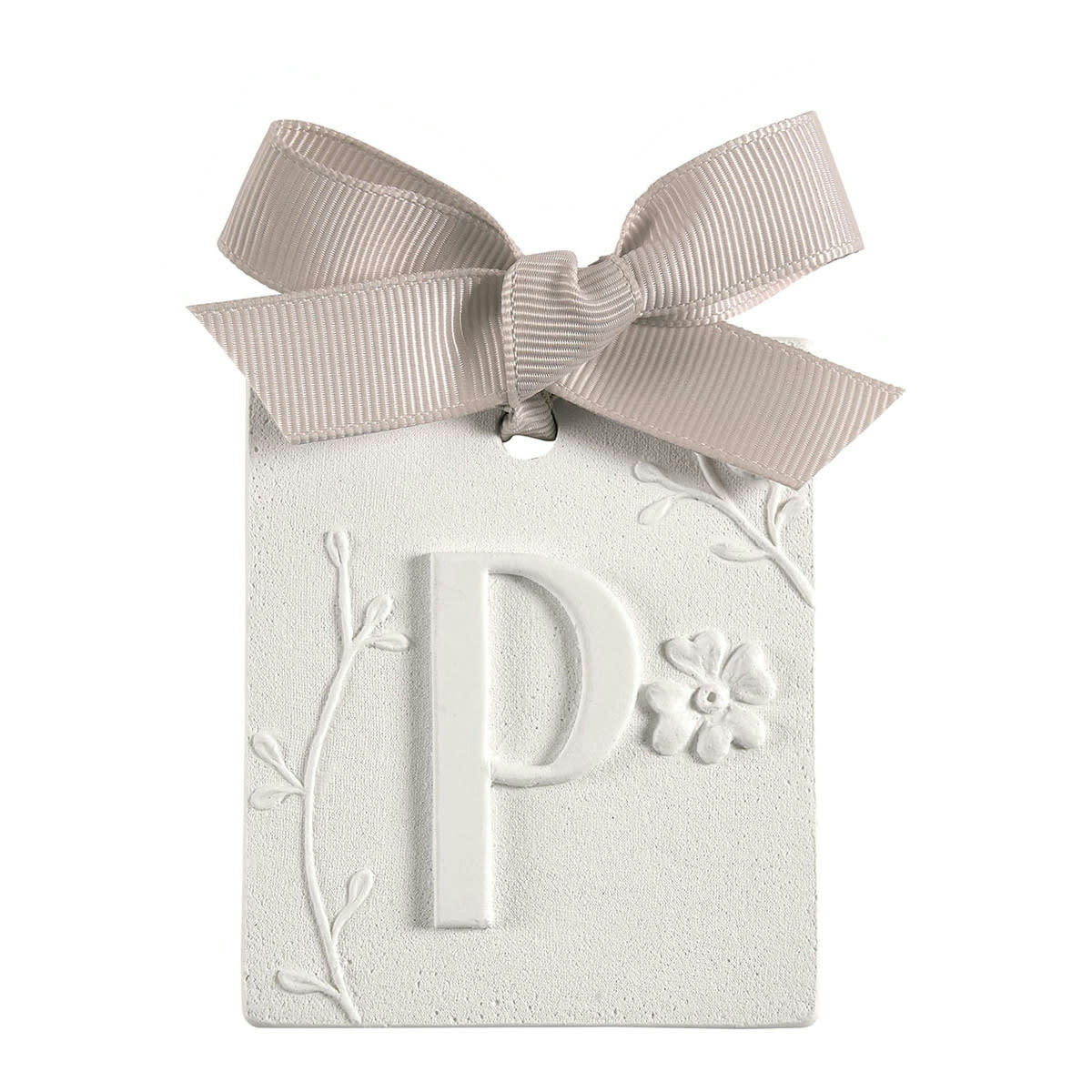 - Décor parfumé lettre P - Fleur de Coton