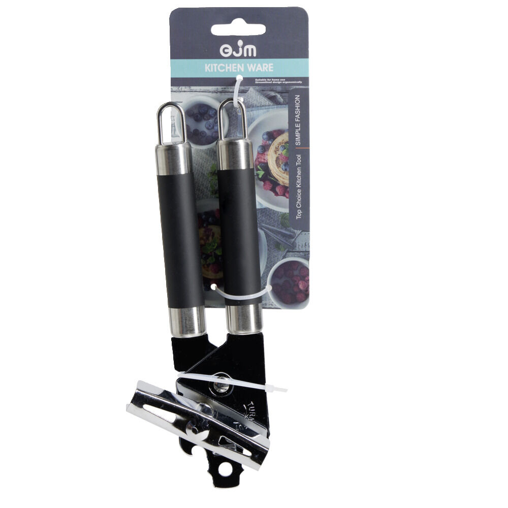Ouvre-boÎte en inox avec pince ergonomique en plastique L.20cm