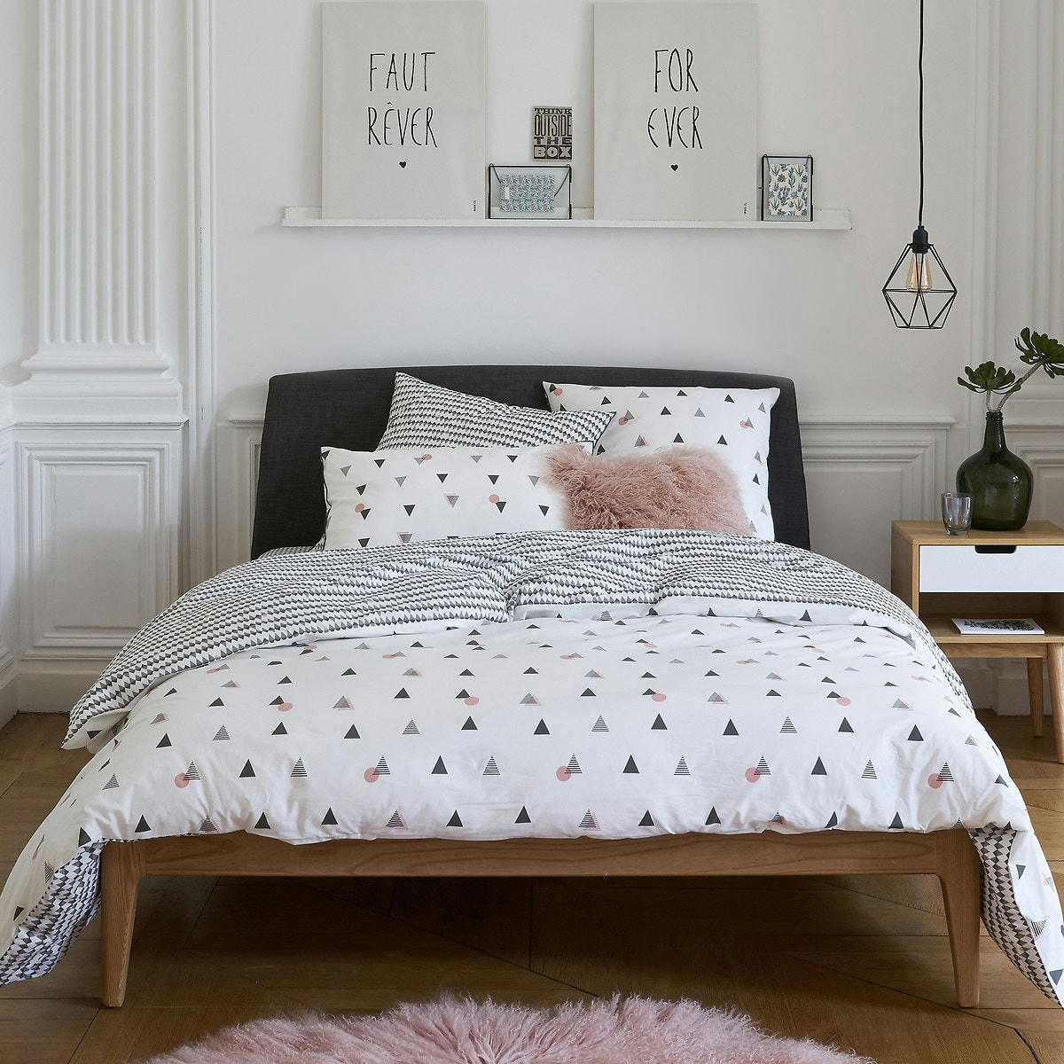 Housse de couette percale de coton, Digna