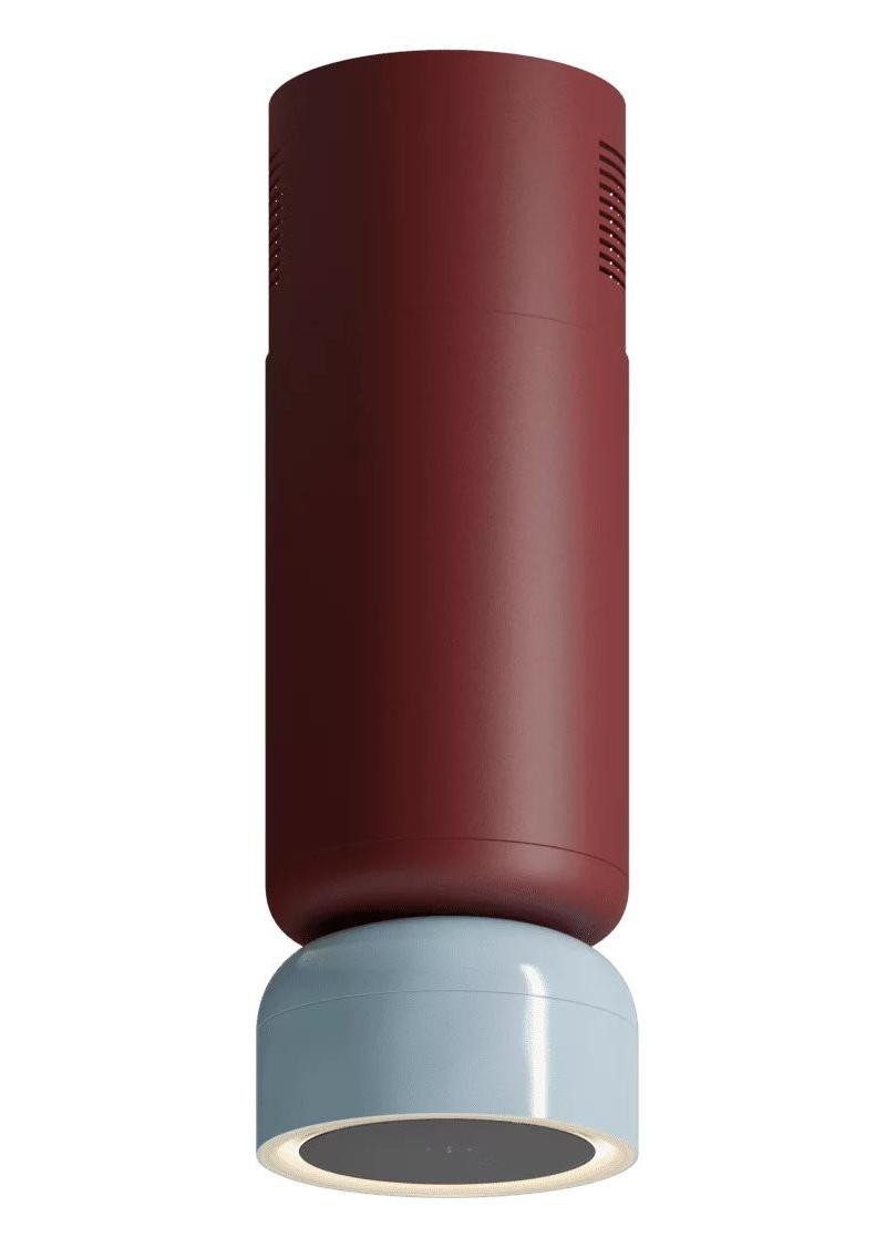 Okap wyspowy CIARKO Icon W Burgundy Satin/Baby Blue Gloss CDW3804BUS/BBG