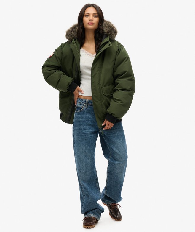 Oversized Everest Faux Fur Bomber Jacket