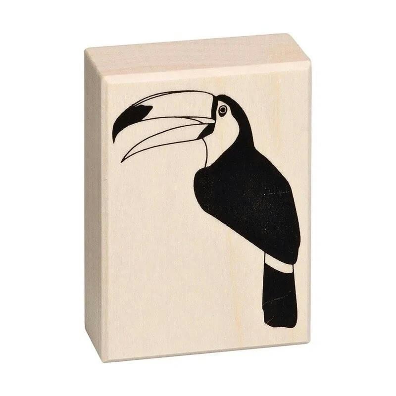 TOUCAN - Tampon bois toucan 7x5cm