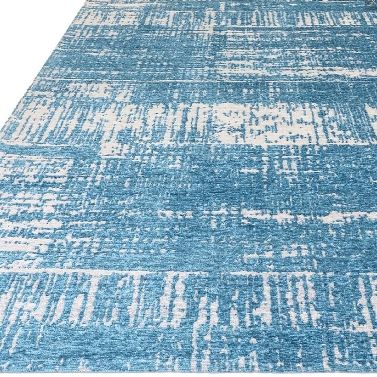 BAUS - Tapis de salon en polyester bleu 160x230 cm