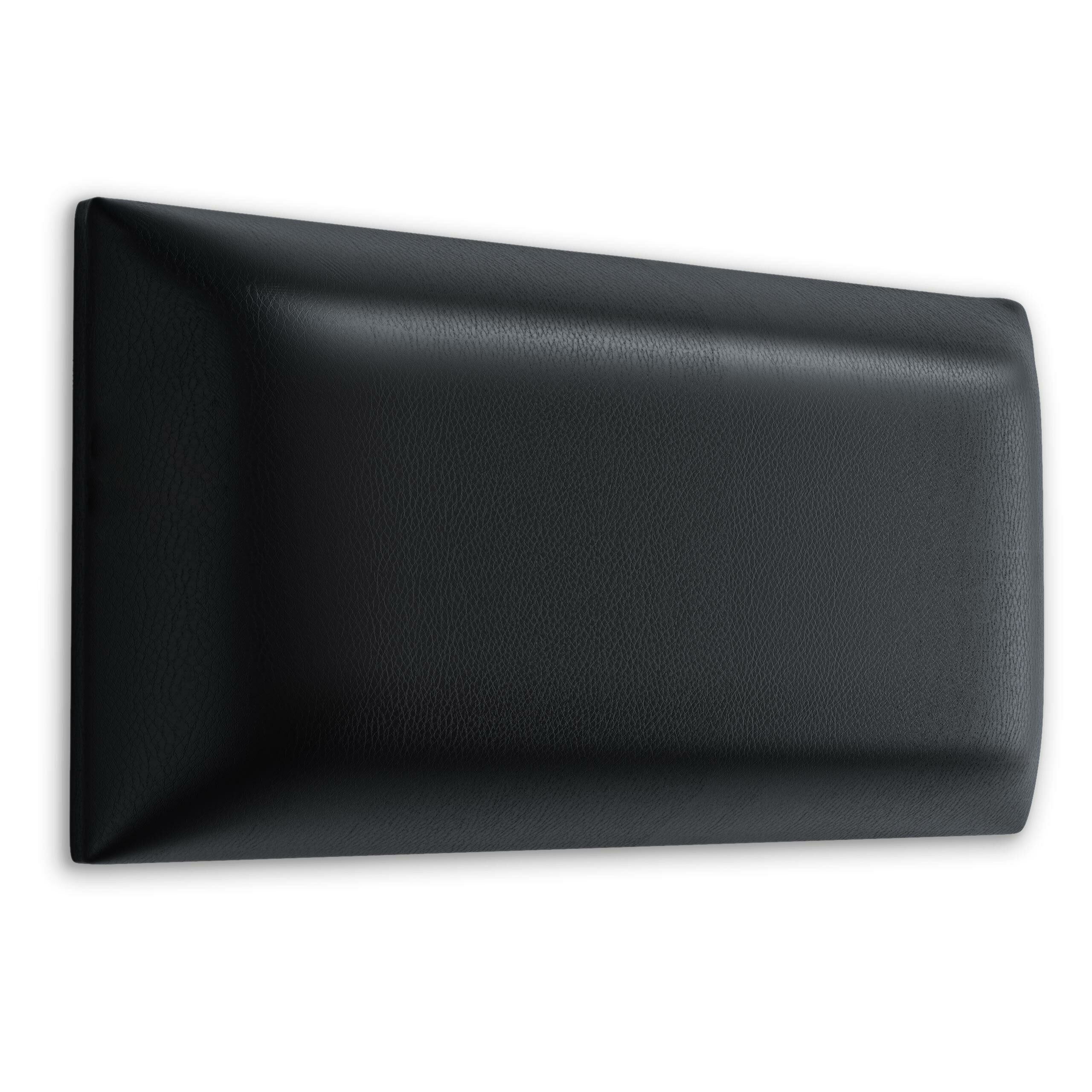 Panel Tapicerowany Eko Skóra Czarny 50x15cm
