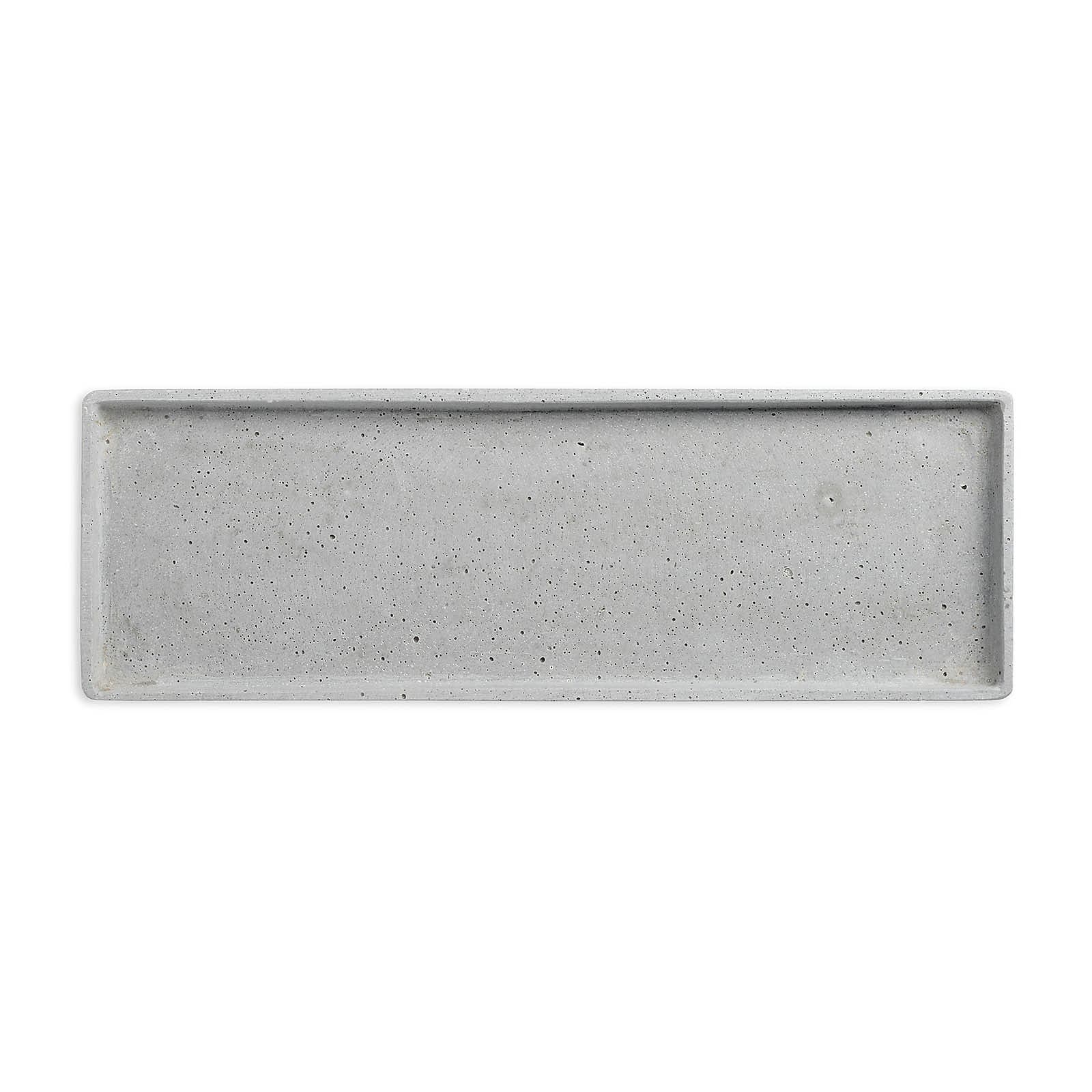 Deko-Tablett Grau,L 450 x B 150 x H 20 mm