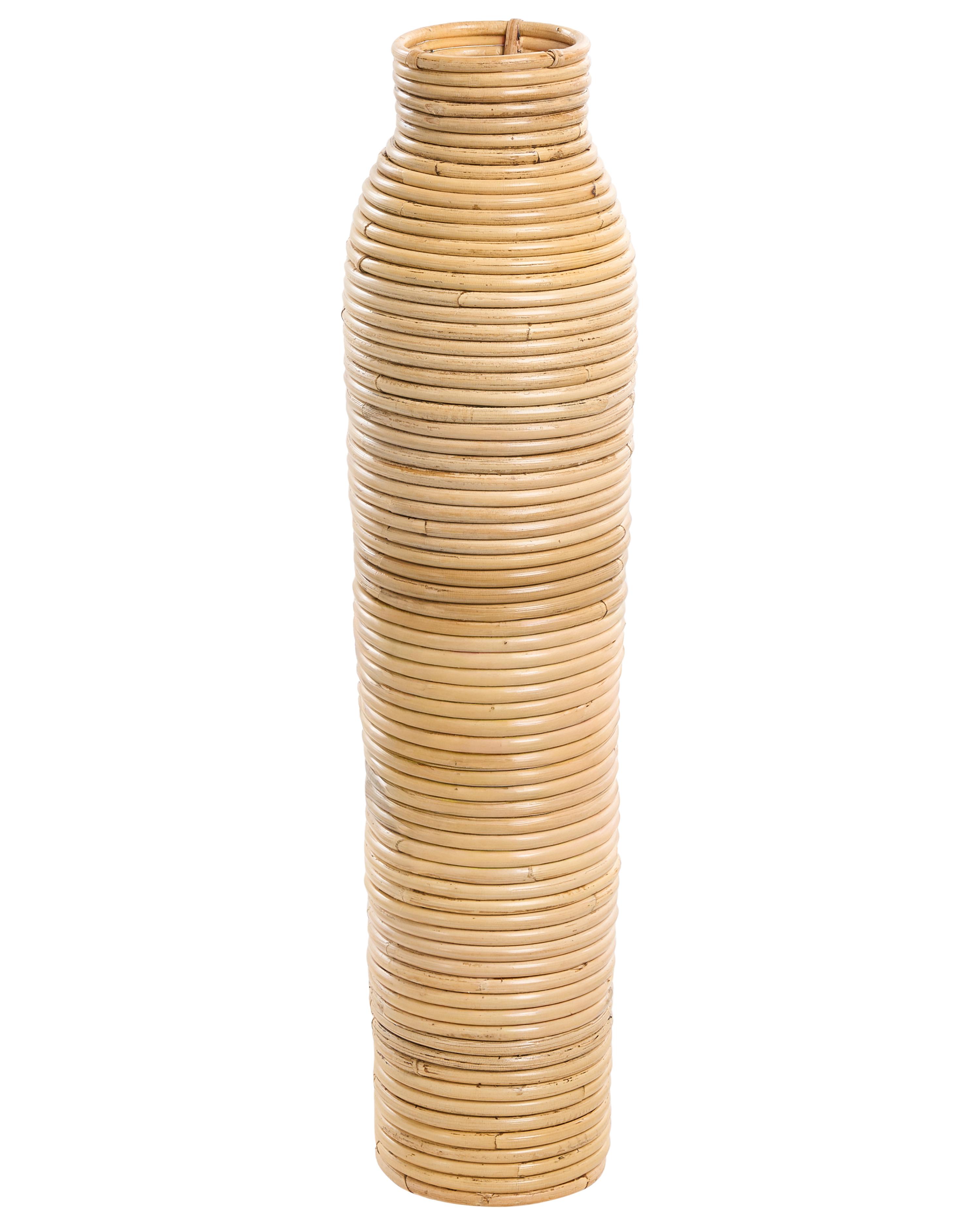 Decorative Vase PREMANA Rattan 55 cm Natural