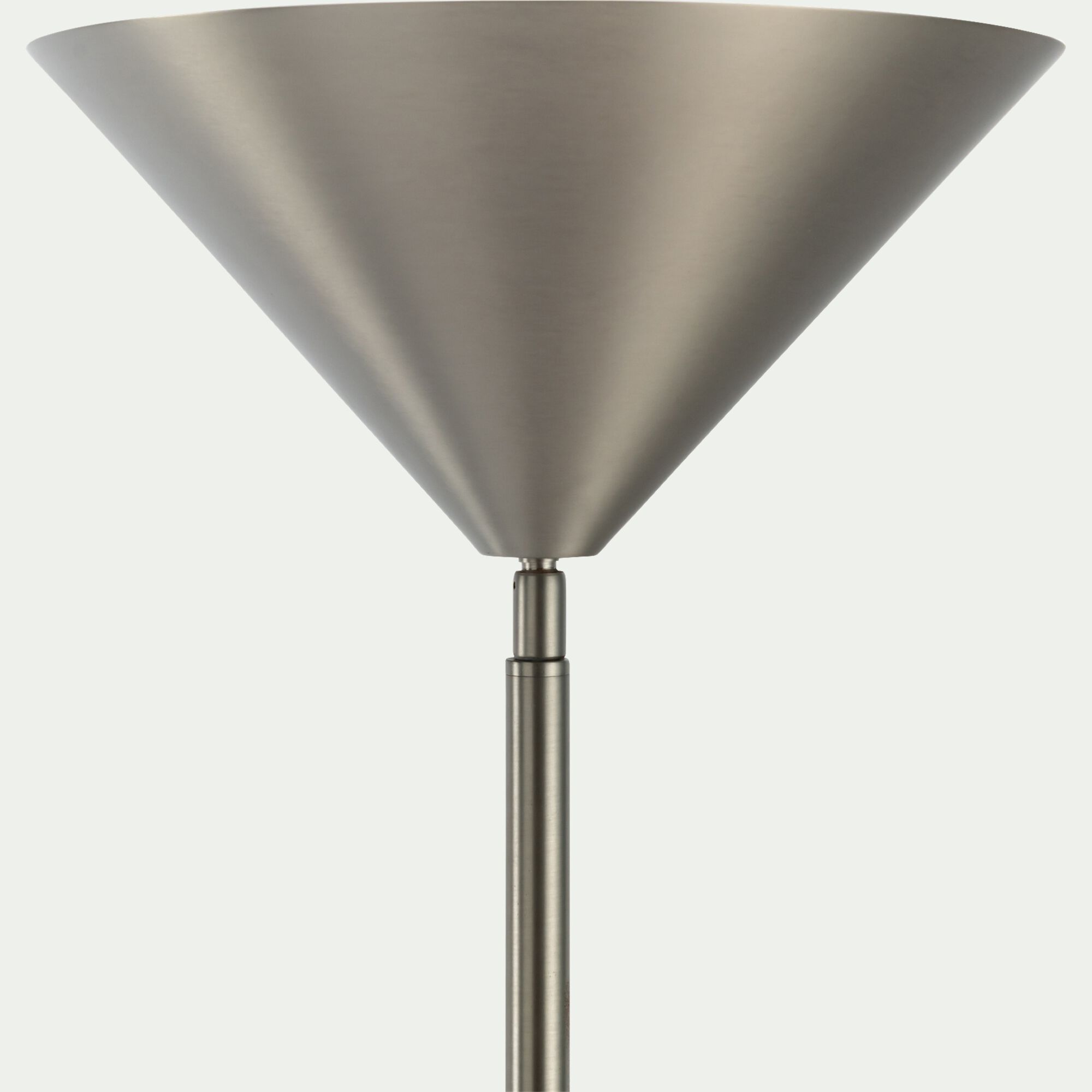RAVENNE - Lampadaire électrifié H180cm en fer - argent brossé