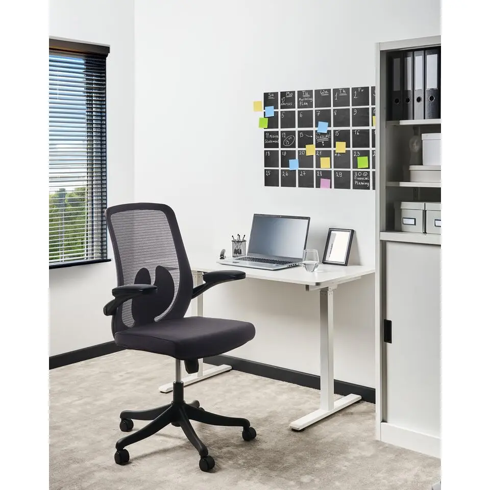 OVERLORD - Bureaustoel - Zwart - Stof