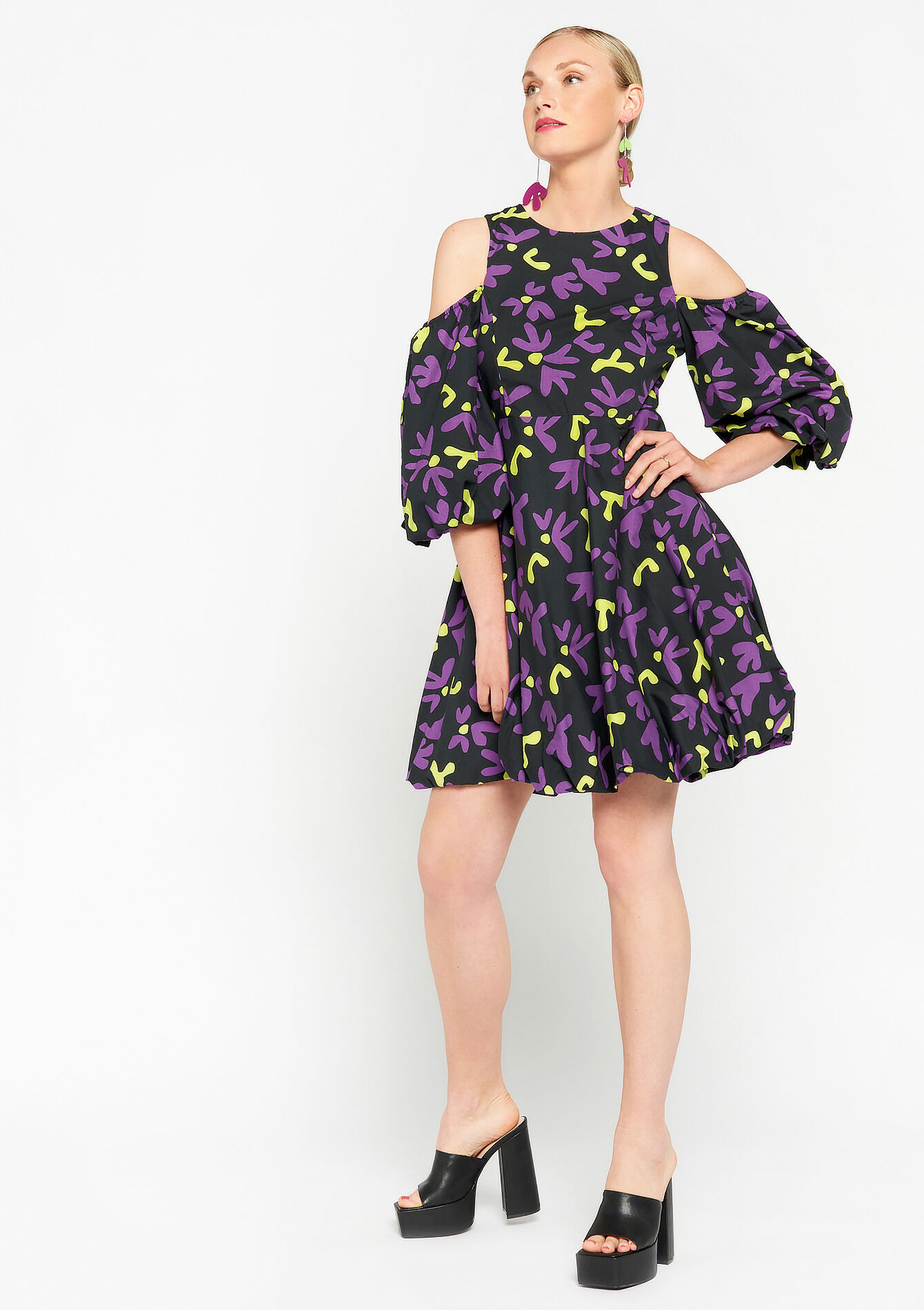 Jurk met open schouders