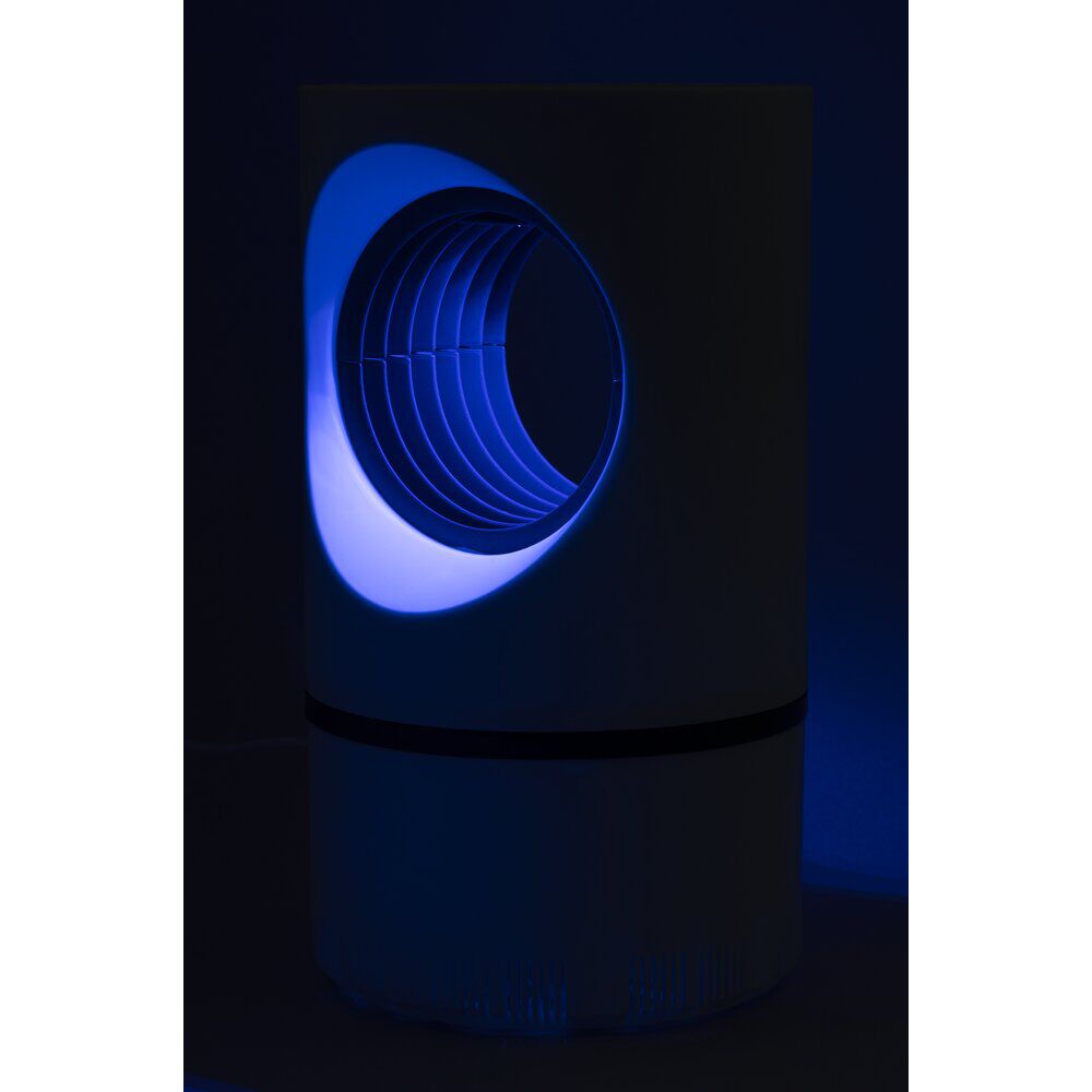 Piège anti-moustique électrique à LED et aspiration Ø13xH22,5cm