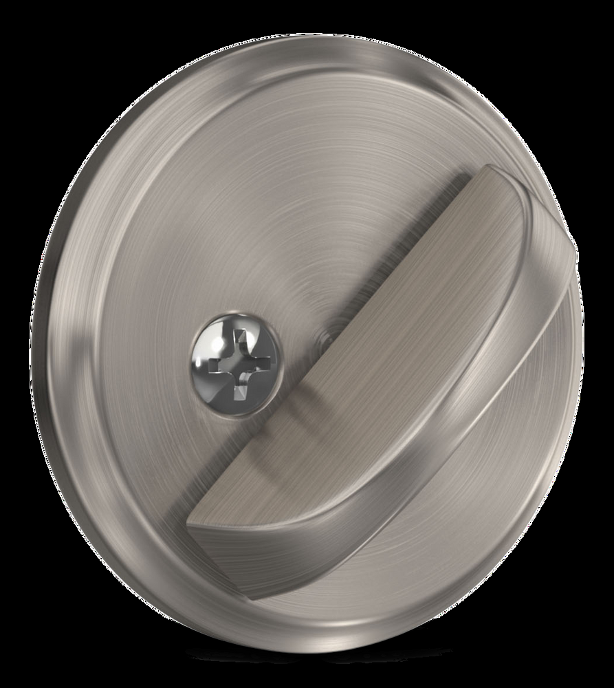 Schlage Single Cylinder Deadbolt, Satin Nickel