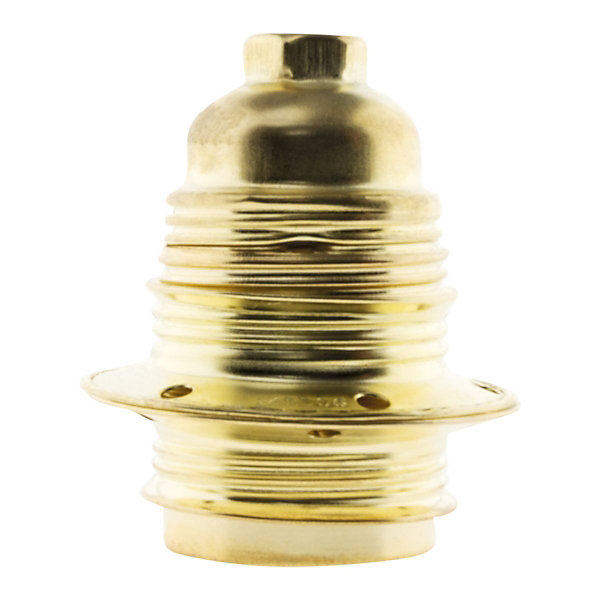 Douille E27 acier laitonné Zenitech