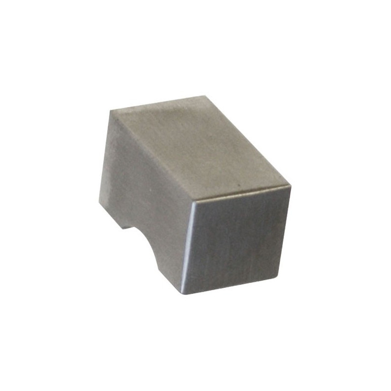 Bouton carré en acier inoxydable 12 x 12 mm LINEA BERTOMANI