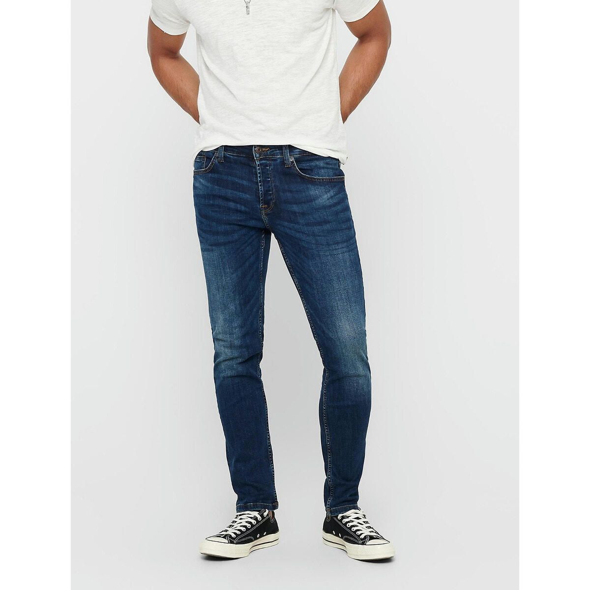 Jean droit stretch Weft