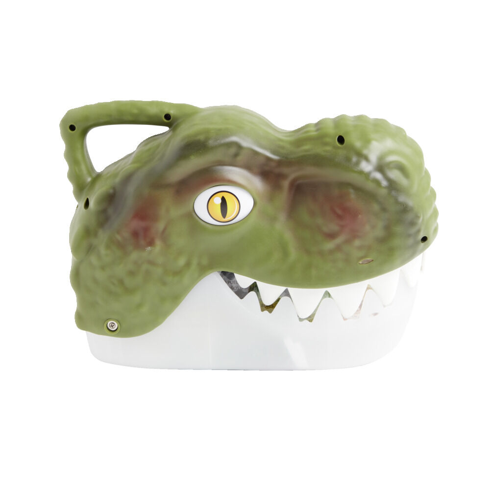 BoÎte de rangement tête de dinosaure avec figurines