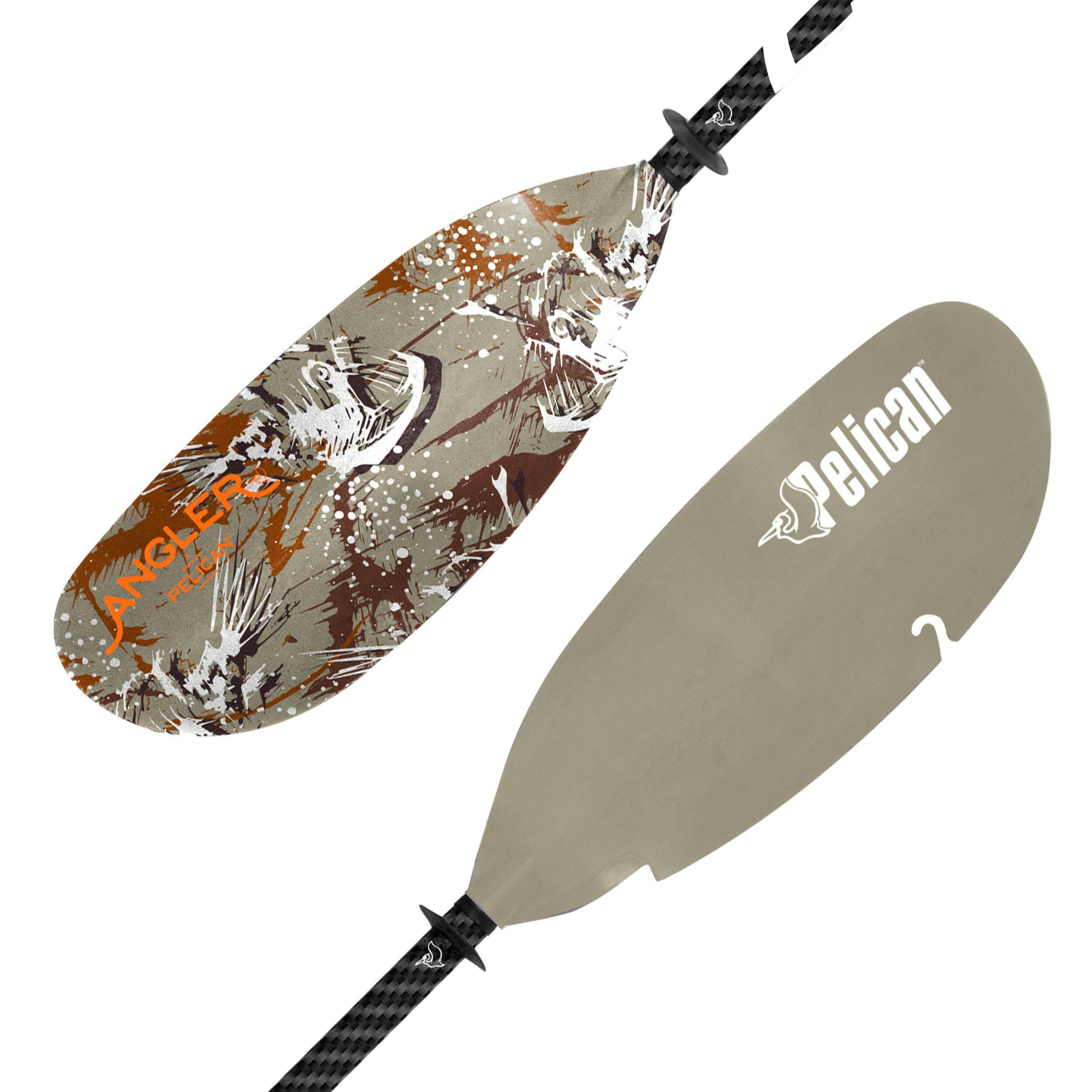 Pelican Catch Angler Aluminum Kayak Paddle, Brown, 98.5-in