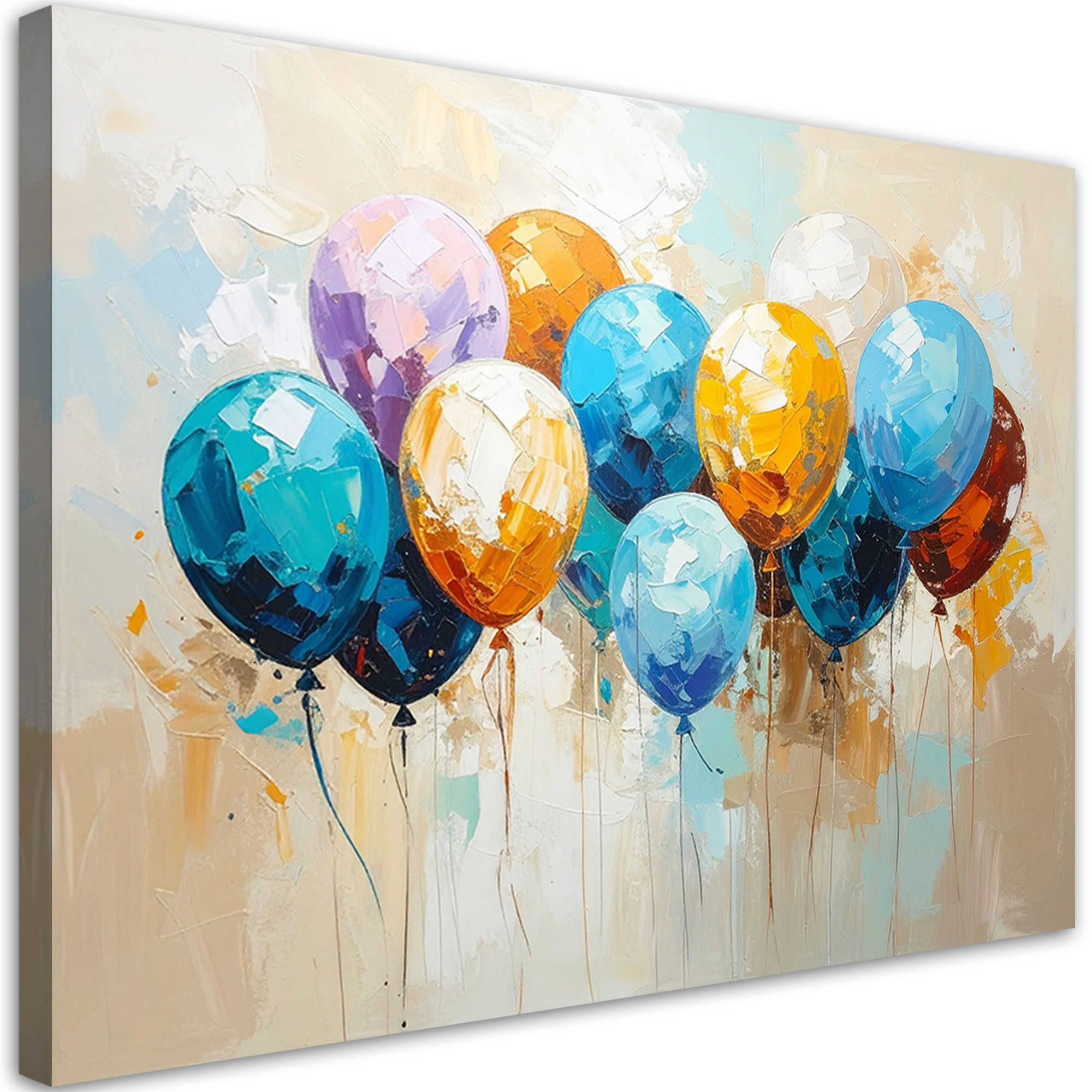 Obraz nowoczesny do pokoju dziecka, Kolorowe Balony 30x20