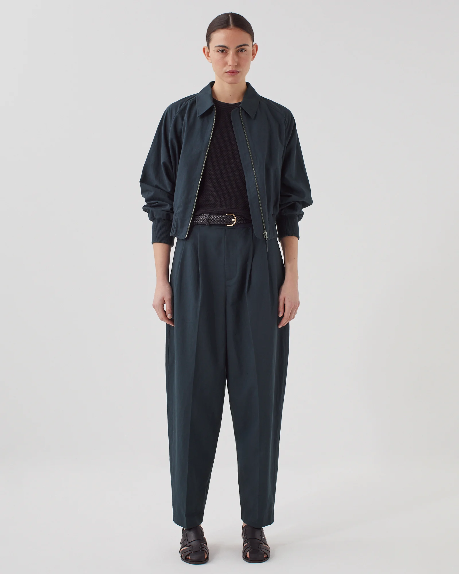 Débardeur maille ajourée en coton