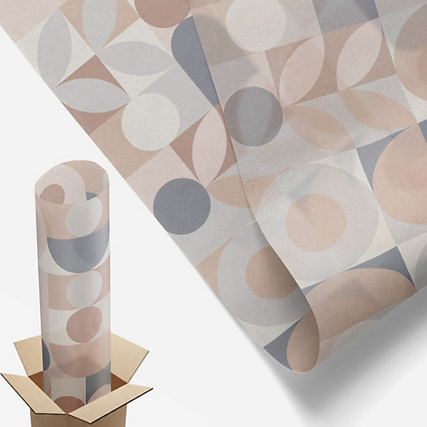 Film décoratif pour vitre Wallfluent 100x146 cm de protection d'intimité Mosaïque Abstraite 1 rol.
