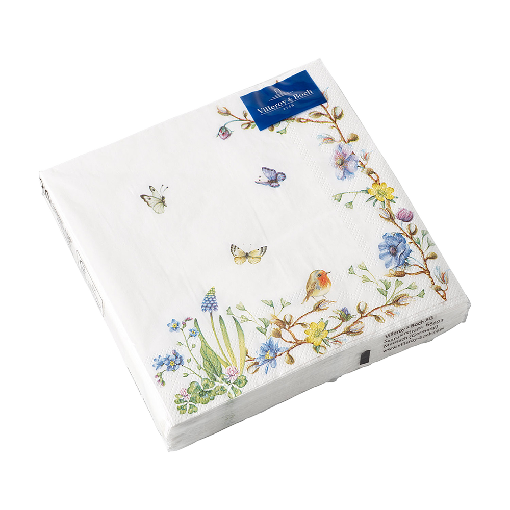 Spring Fantasy Napkins - Multi-colored, 12.8'' x 12.8'' x 0.1'', paper