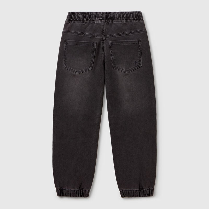 Denim joggers