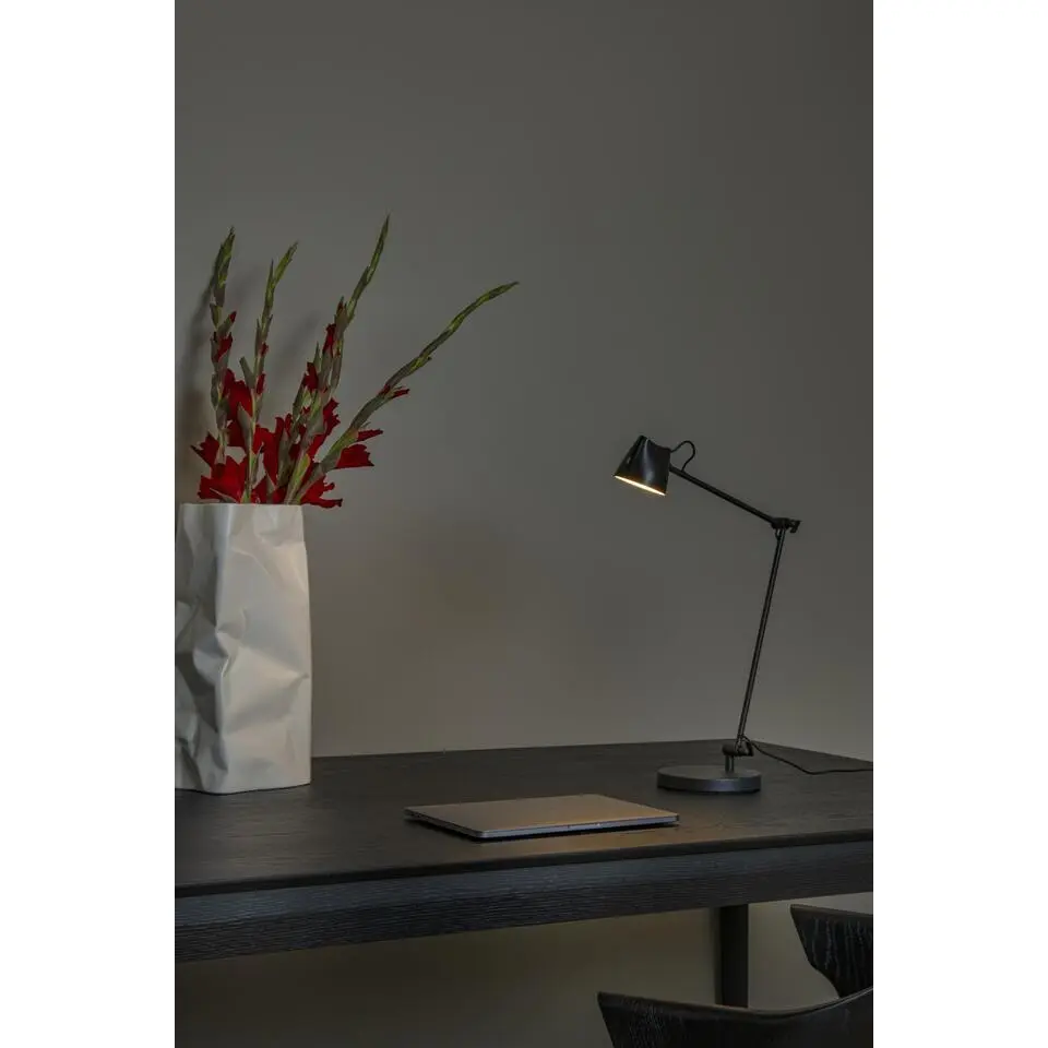 Lucide MILNE Leeslamp - Zwart