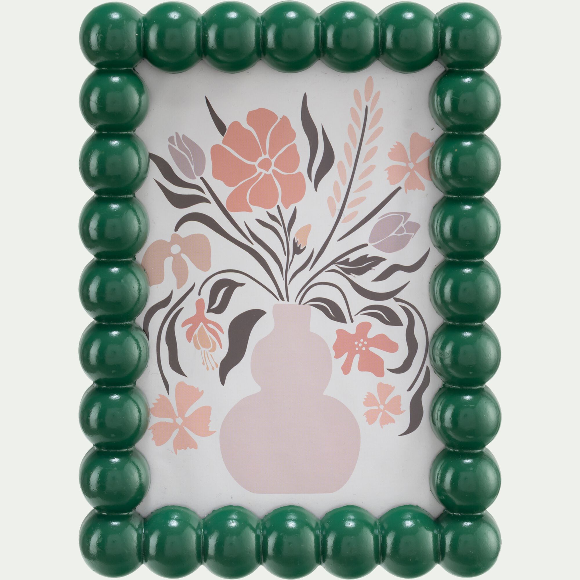 MILANA - Cadre photo en bois 17,5x13cm - vert