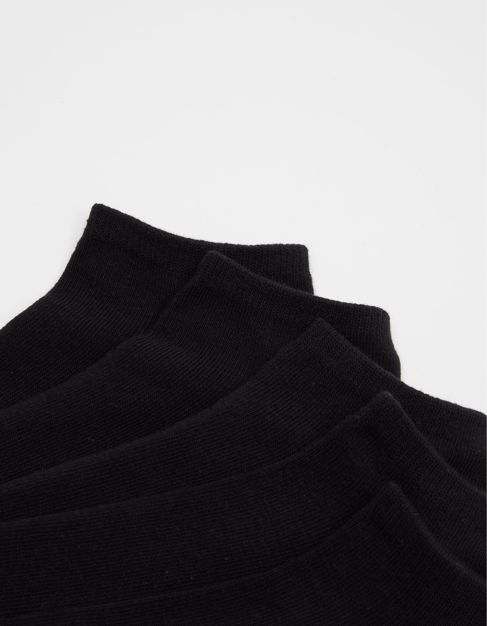 Pack 5 Pares de Meias Invisíveis, Homem, Preto